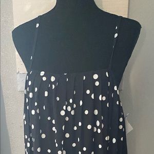 COPY - ASOS DESIGN Trapeze Pleated Polka Dot Dress